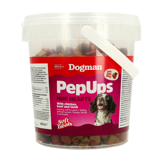 PepUps Mini Hearts Hundegodbidder