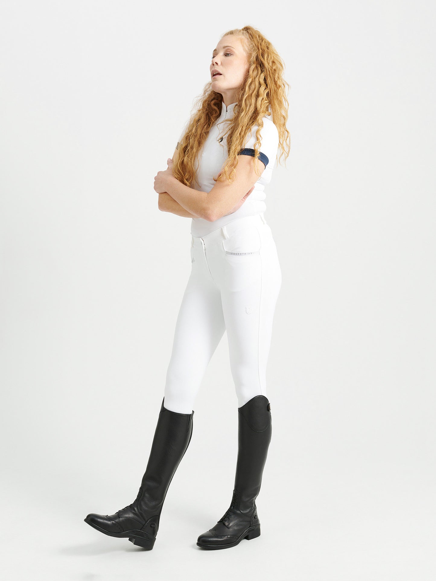 Hedvig Ridebuks Fuldgrip Hvid