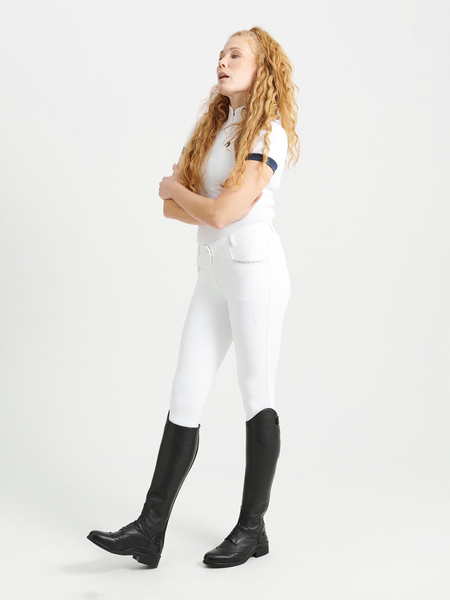 Hedvig Ridebuks Fuldgrip Hvid