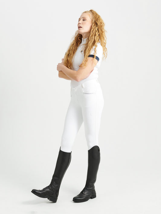 Hedvig Ridebuks Fuldgrip Hvid