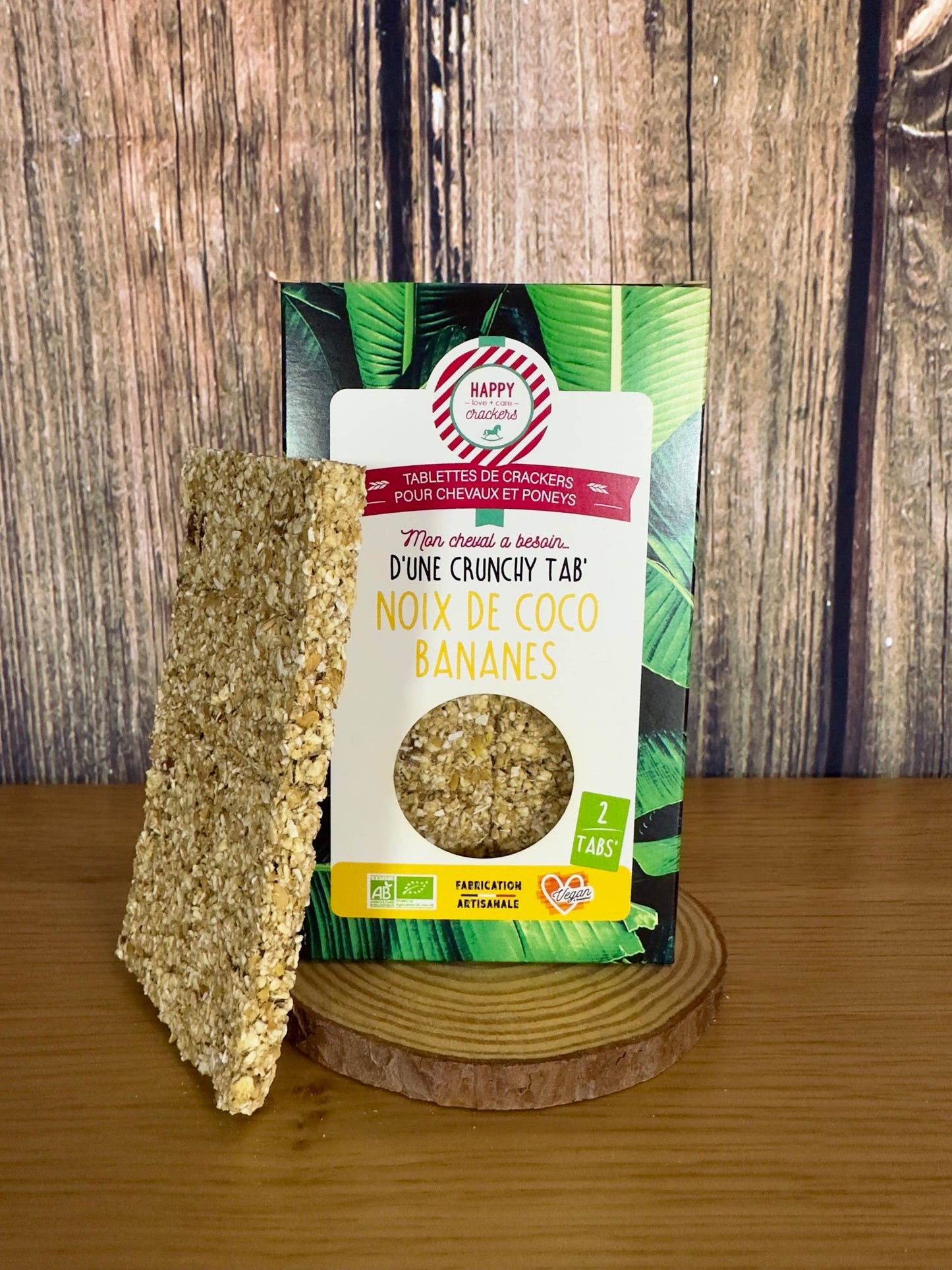 Happy Crackers Crunchy Kiks med kokos og banan