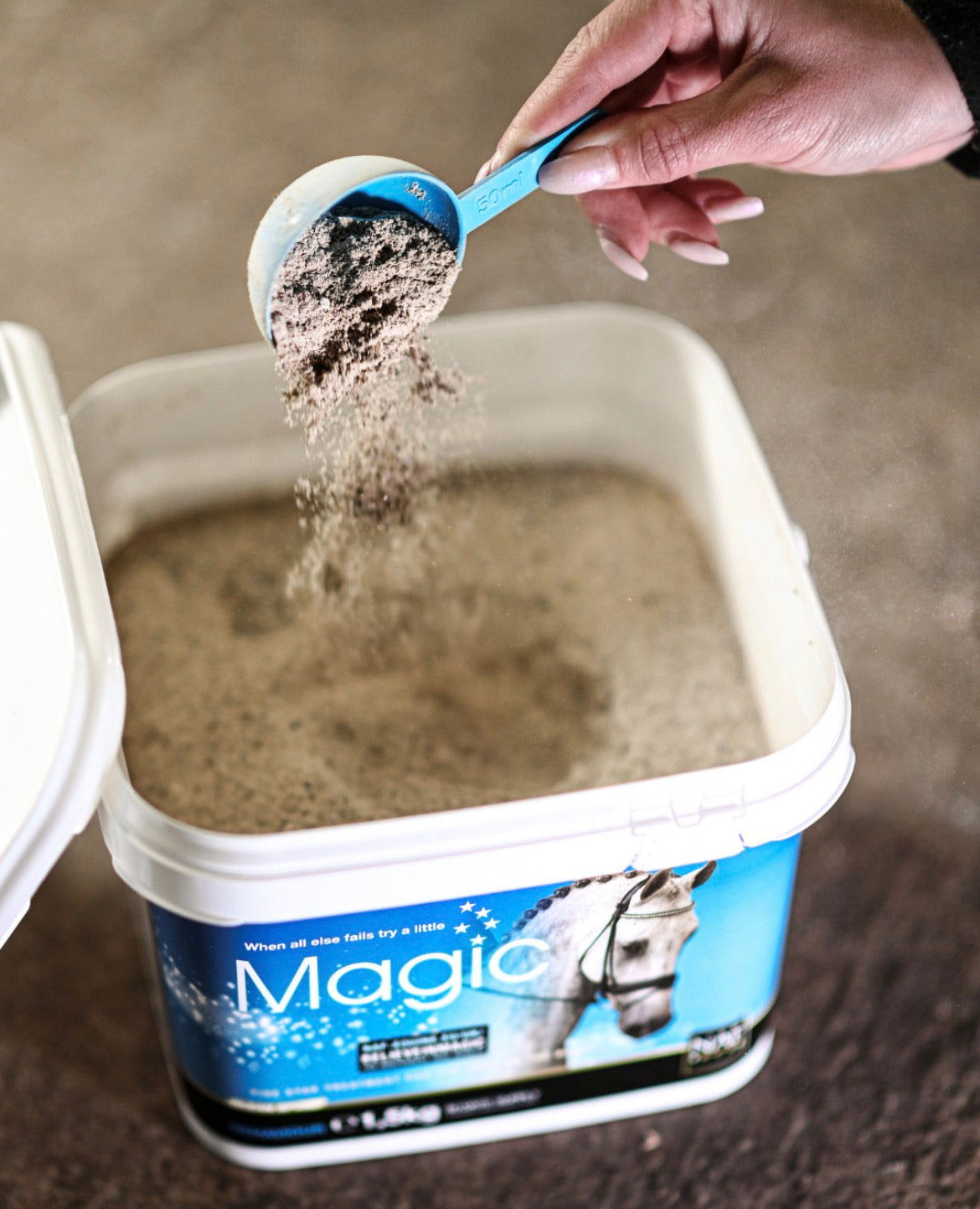Naf Magic Pulver, Magnesium Tilskudsfoder til Heste