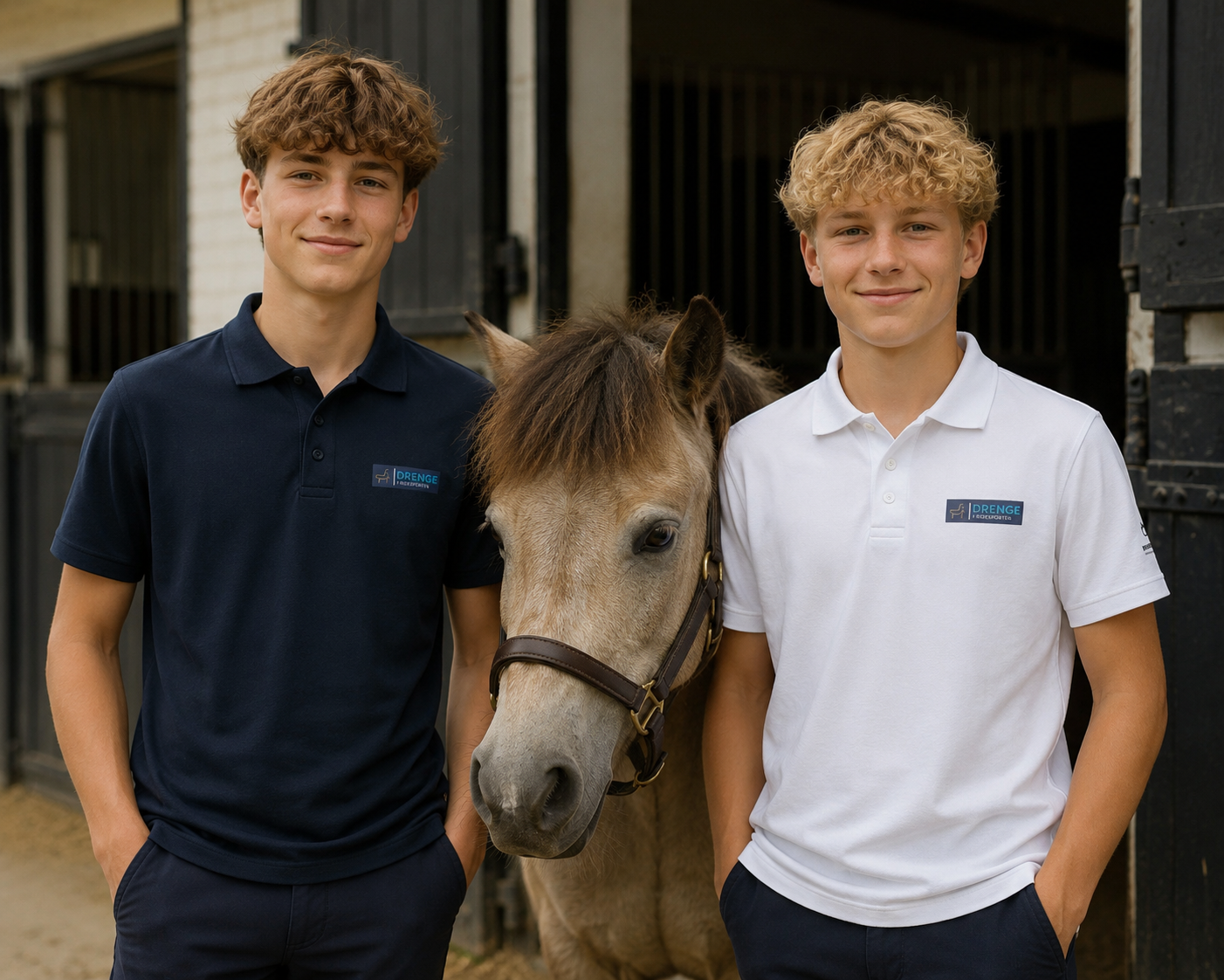 Drenge i ridesporten Polo shirt