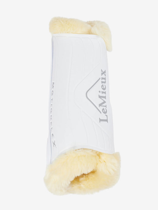 LeMieux Motionflex Dressur Gamacher med pels, Hvid