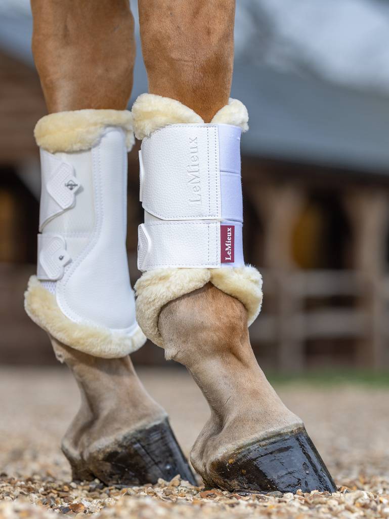 LeMieux Fleece Edge Mesh Boots